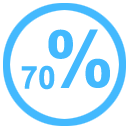 70%